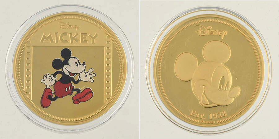 Disney Mickey Mouse Proof Collection "Pie-Eyed" Mickey-1935 - No Box by Bradford Exchange-1