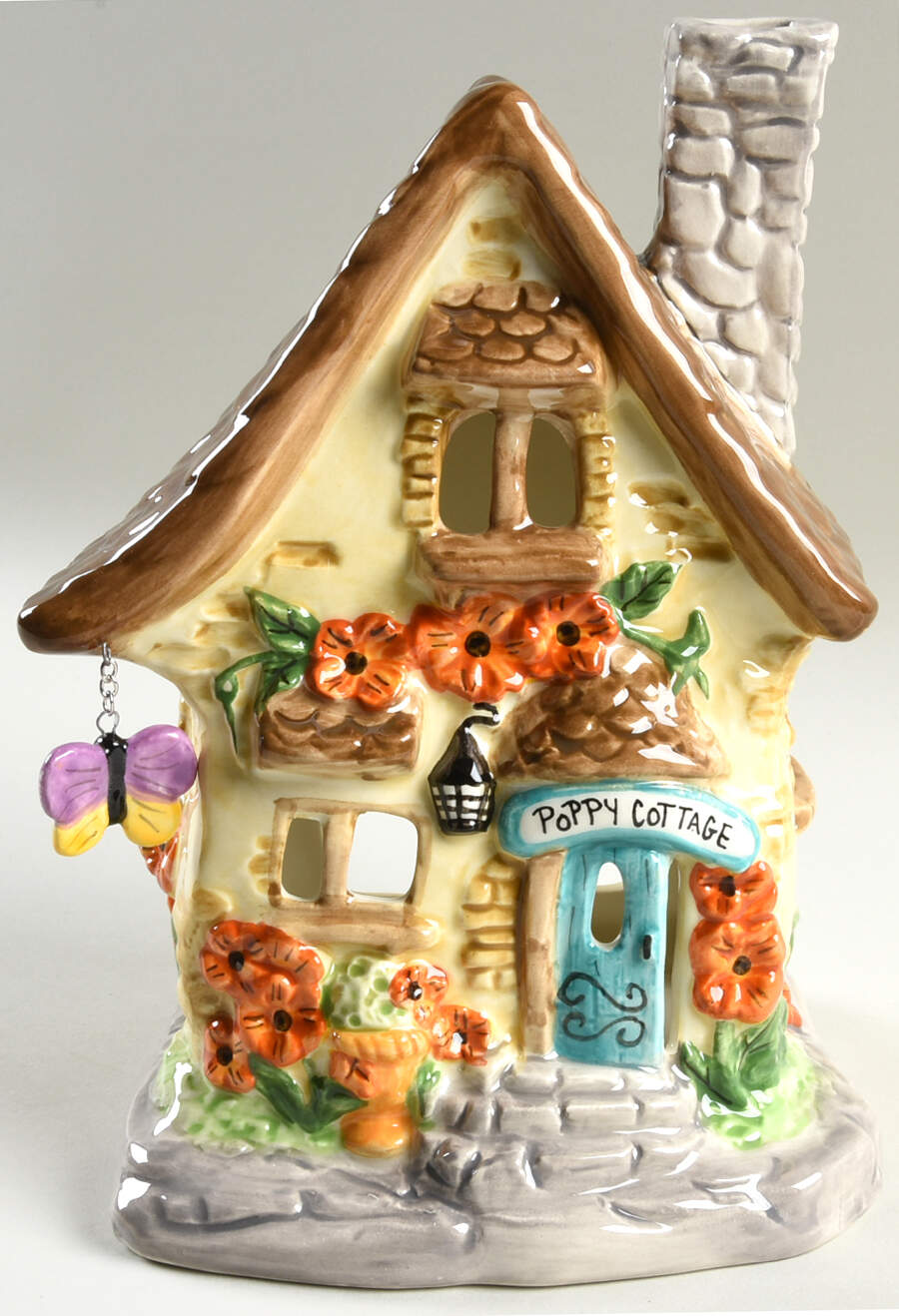 Candle House Collection (Non Seasonal) Poppy Cottage  - No Box by Blue Sky-1