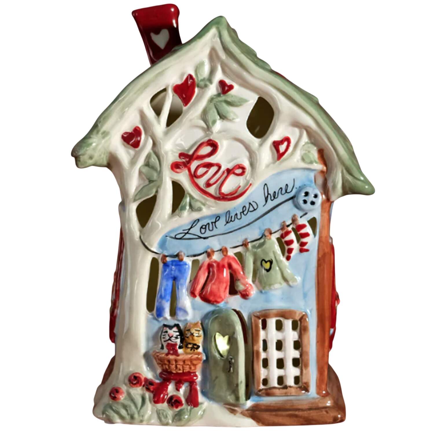 Candle House Collection (Non Seasonal) Love Lives Here - No Box by Blue Sky-1