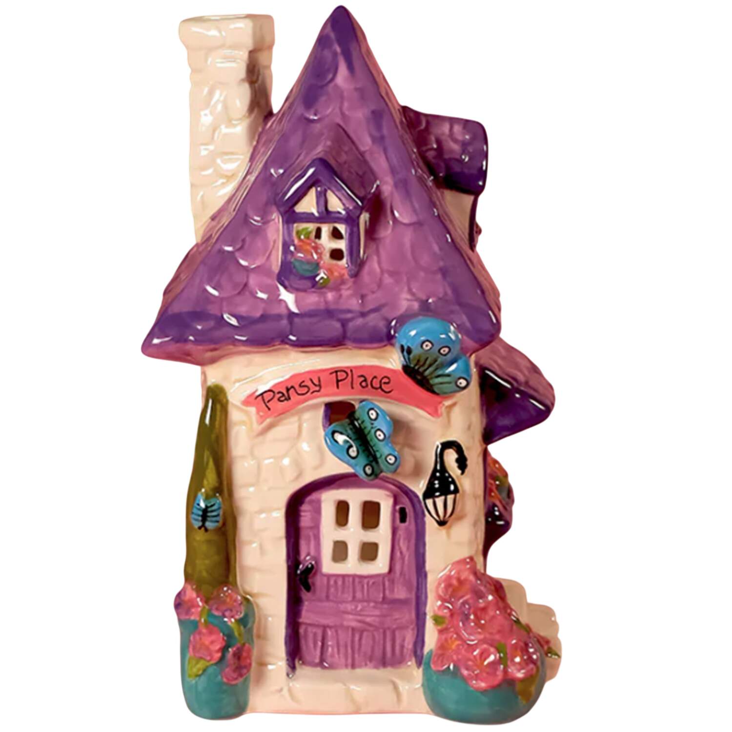 Candle House Collection (Non Seasonal) Pansy Place - No Box by Blue Sky-1