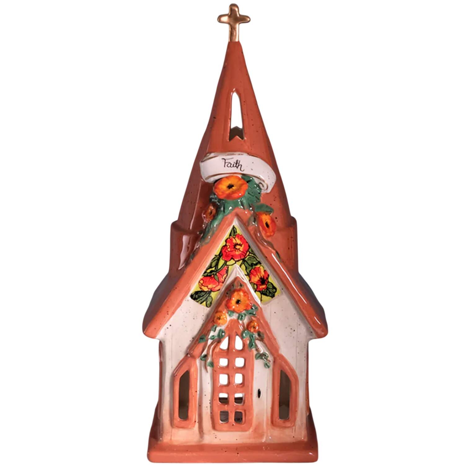 Candle House Collection (Non Seasonal) Faith Virtue Church - No Box by Blue Sky-1
