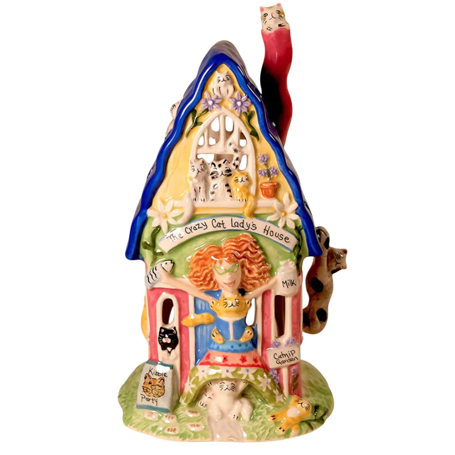 Candle House Collection (Non Seasonal) Crazy Cat Lady - No Box by Blue Sky-1