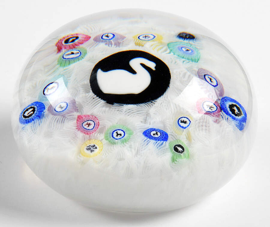 Modern Gridel Series Swan - Boxed by Baccarat-1