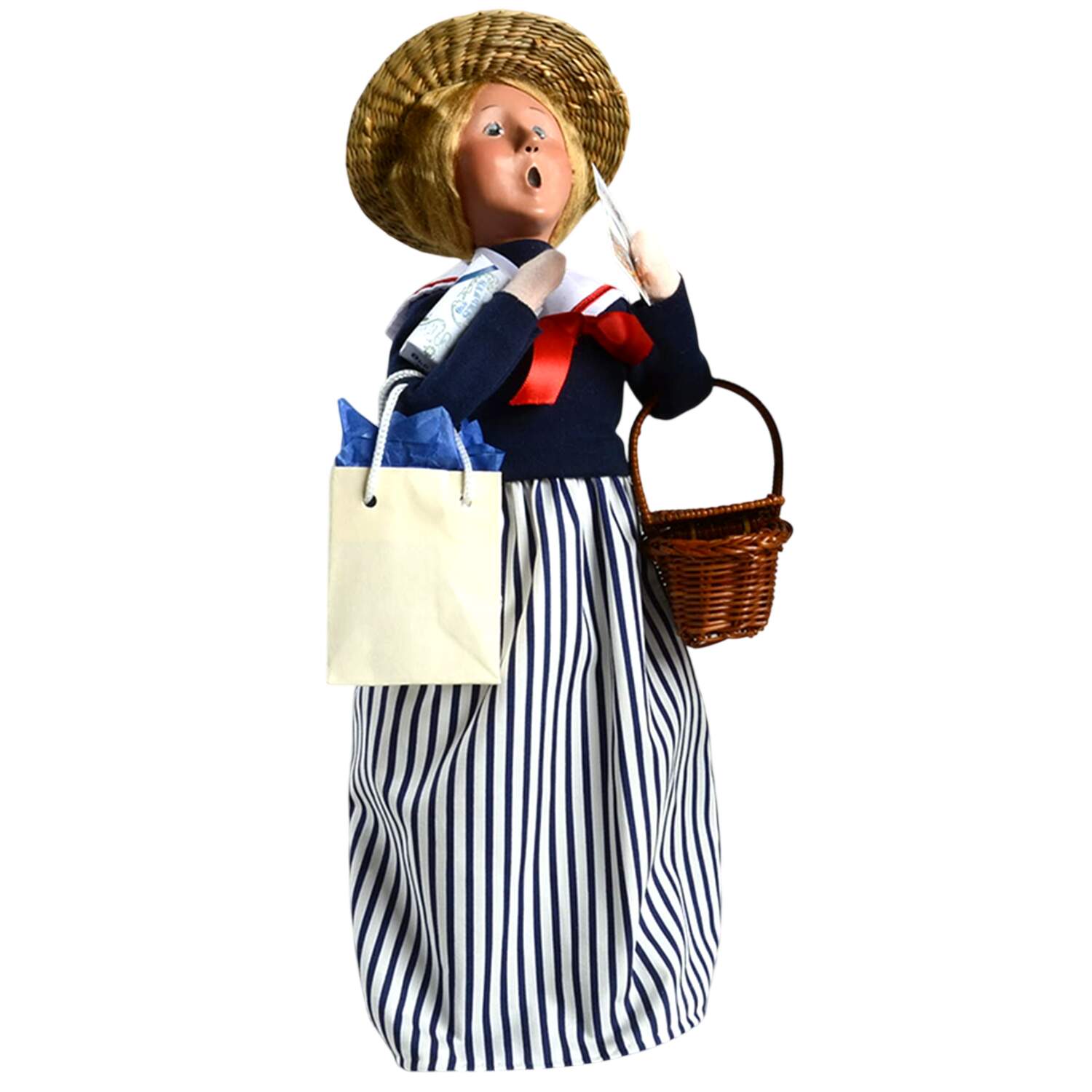 Seafaring Carolers Nautical Woman With Salt Water Taffy - No Box by Byers' Choice Ltd-1
