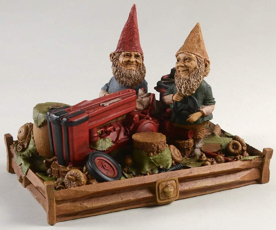 Tom Clark Gnomes Assembly Team-Red Tractor - No Box by Cairn Studios-1