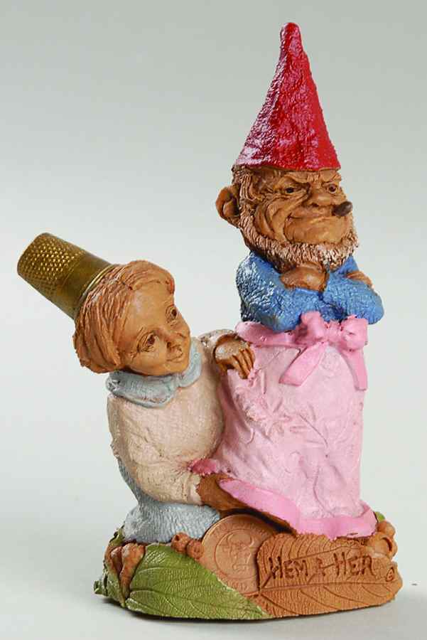 Thimble Gnomes Hem & Her - No Box by Cairn Studios-1