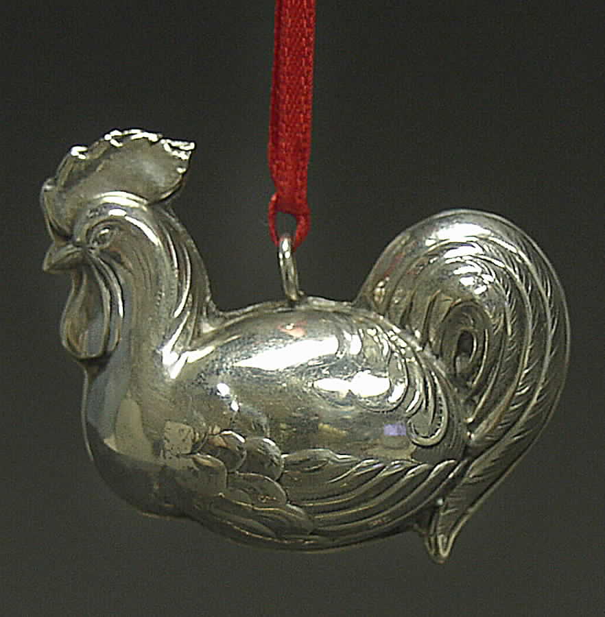 Christmas Ornaments Rooster - Boxed by Cazenovia Abroad-1