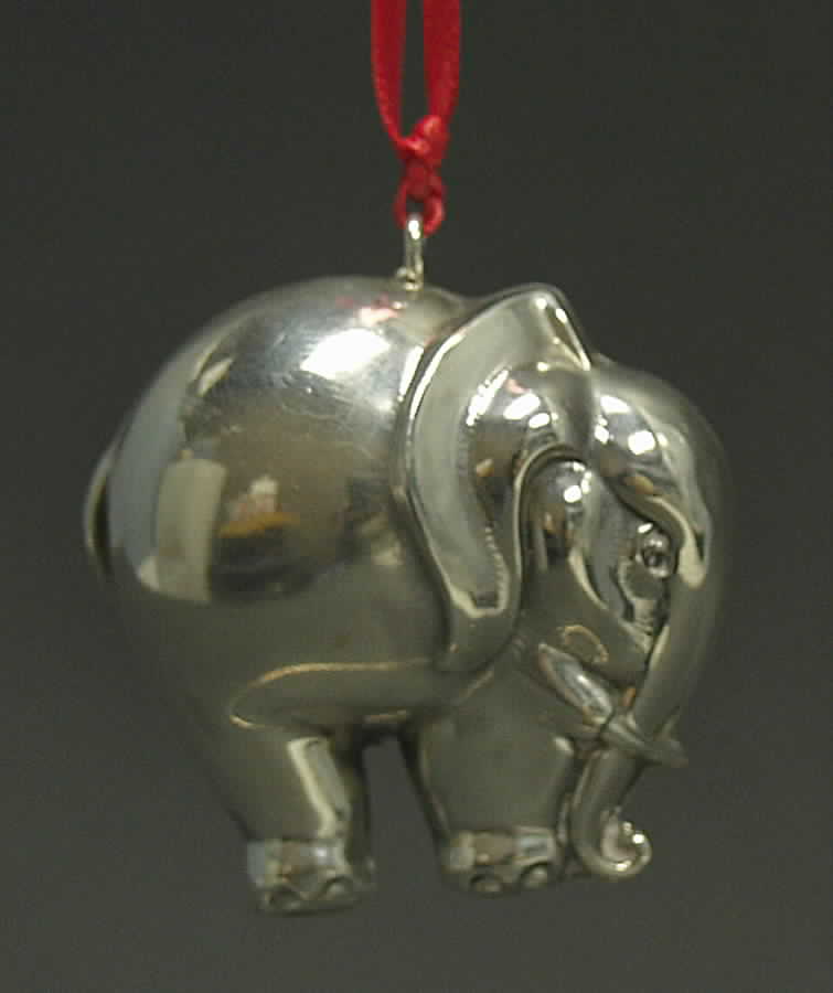 Christmas Ornaments Elephant - Boxed by Cazenovia Abroad-1