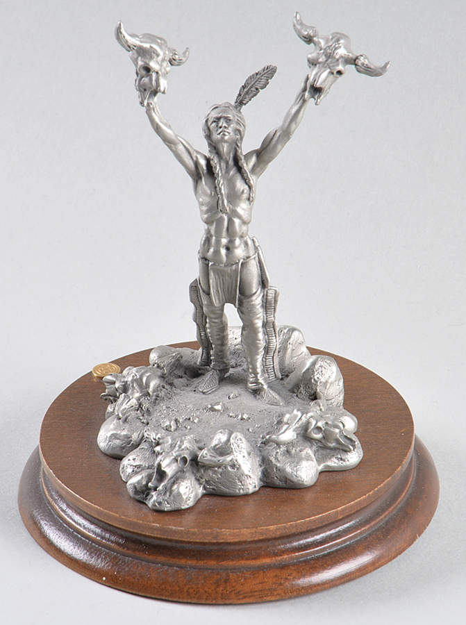 Chilmark Pewter Figurines Buffalo Spirit - Boxed by Chilmark Pewter-1
