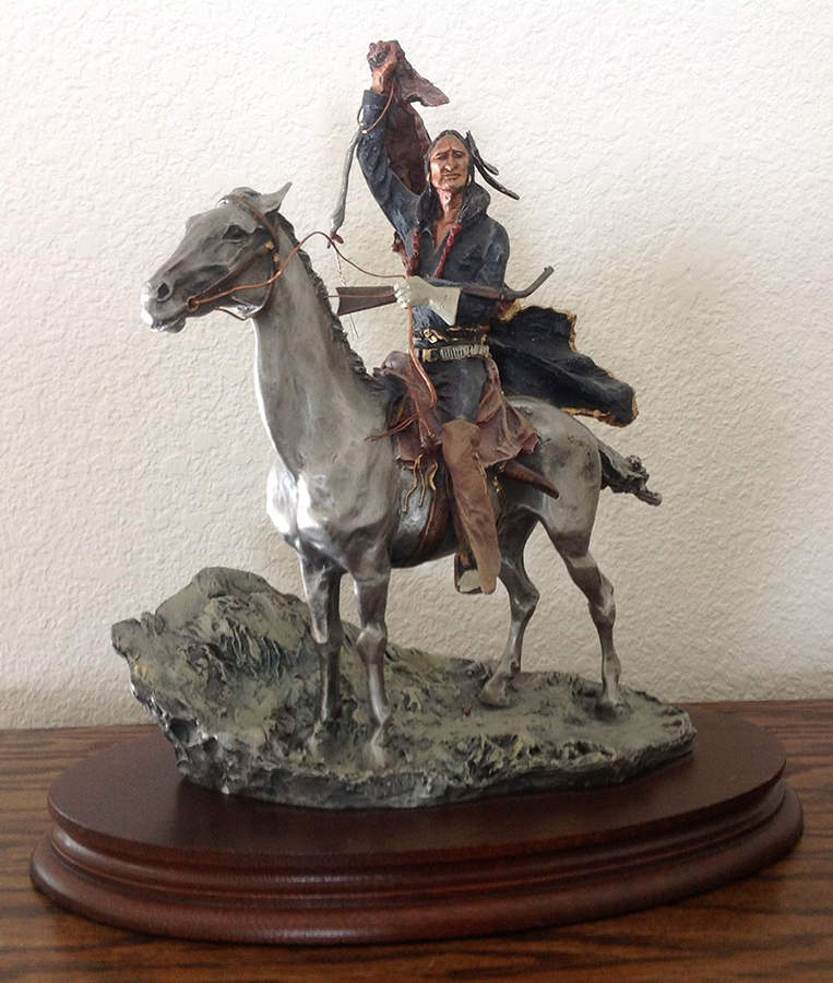Chilmark Pewter Figurines Blanket Signal - With Box by Chilmark Pewter-1