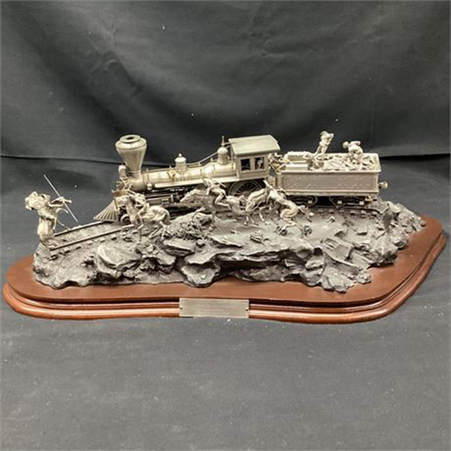 Chilmark Pewter Figurines Attack On The Iron Horse - Boxed by Chilmark Pewter-1