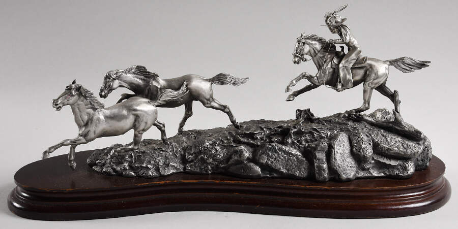 Chilmark Pewter Figurines Mustanger - Boxed by Chilmark Pewter-1