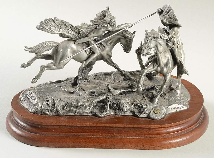 Chilmark Pewter Figurines When War Chiefs Meet - No Box by Chilmark Pewter-1