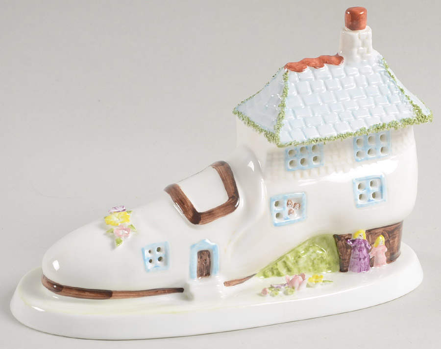 Coalport Cottages The Old Womans Shoe - No Box by Coalport-1