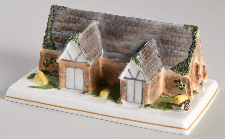 Coalport Cottages Tythe Barn Worcestershire  - No Box by Coalport-1