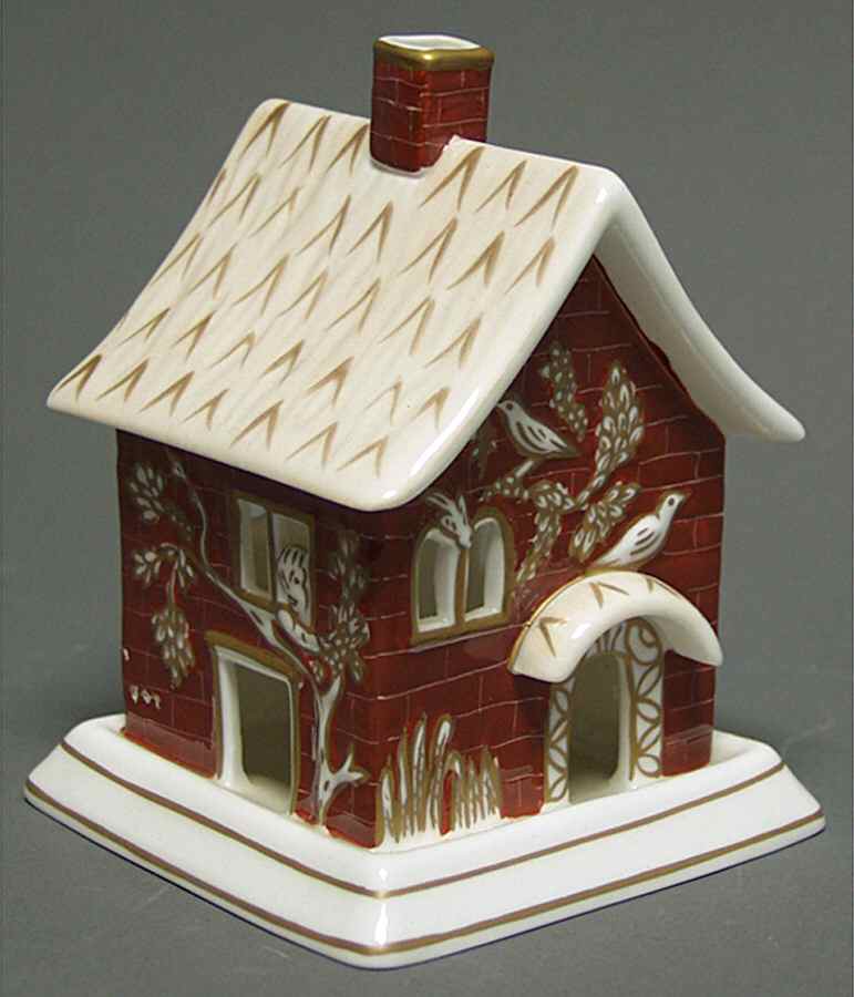 Coalport Cottages Red House  - Boxed by Coalport-1
