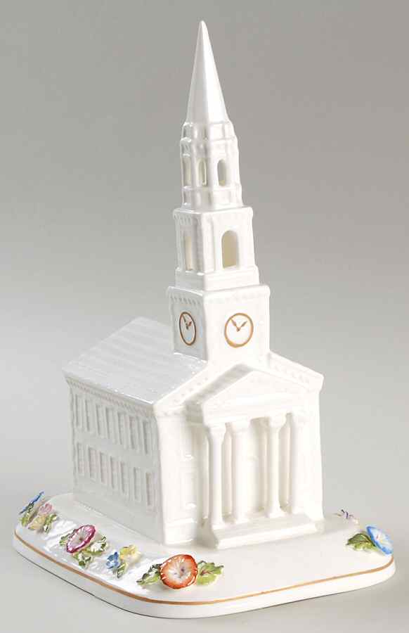 Coalport Cottages The American Church - Boxed by Coalport-1