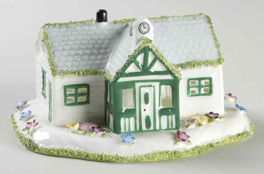 Coalport Cottages The Village Cricket Pavillion - Boxed by Coalport-1