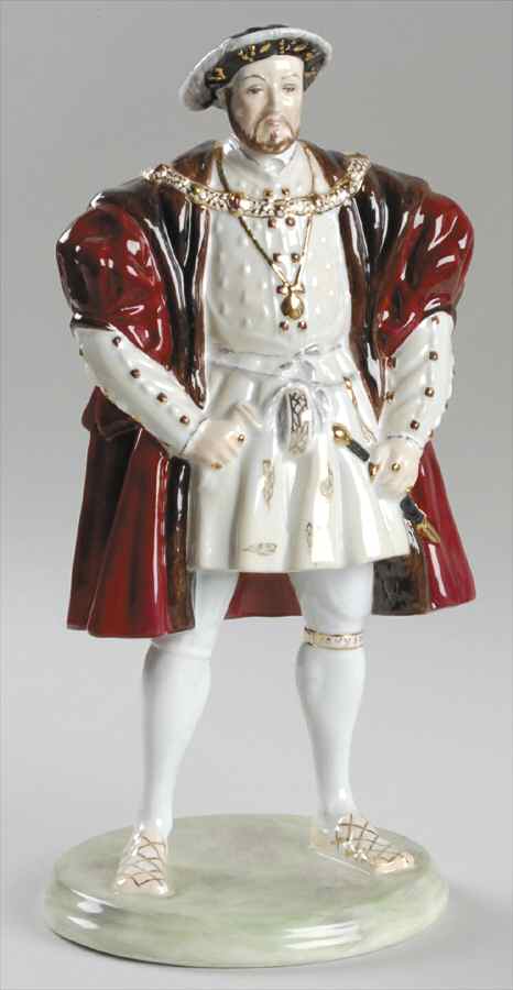 Henry VIII and Wives Henry The Viii - With Box by Coalport-1