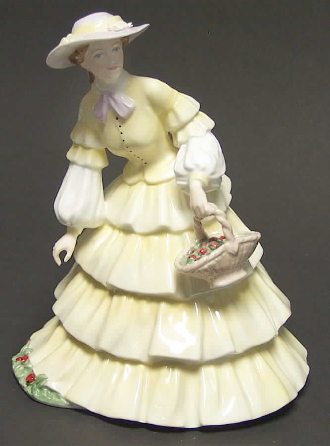 Ladies of Fashion Strawberry Fayre-Style Two - No Box 42 by Coalport-1