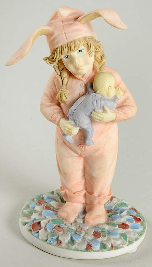 Treasury of Childhood Bunny Girl  - Boxed by Coalport-1