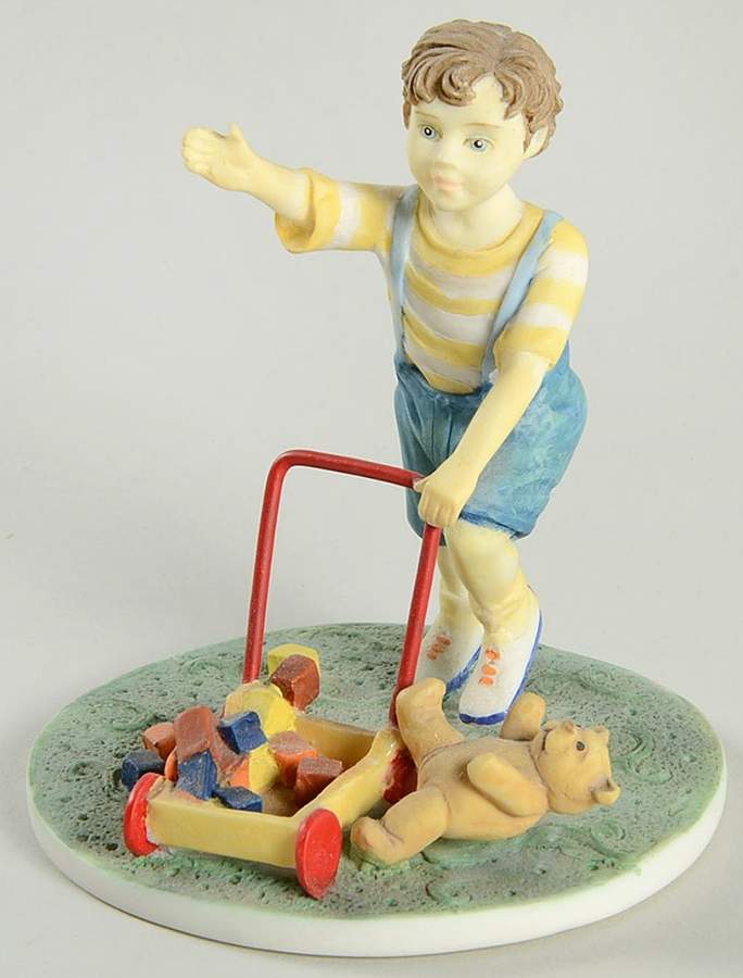 Treasury of Childhood Teddy Overboard  - Boxed by Coalport-1