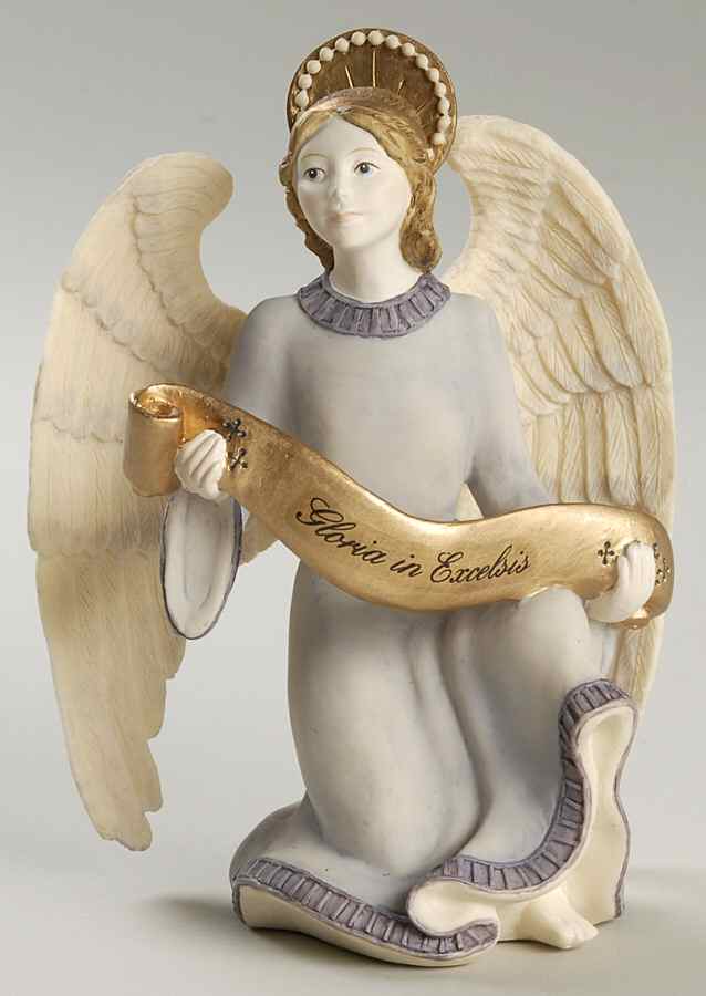 Nativity-Coalport Angel Kneeling - Boxed by Coalport-1