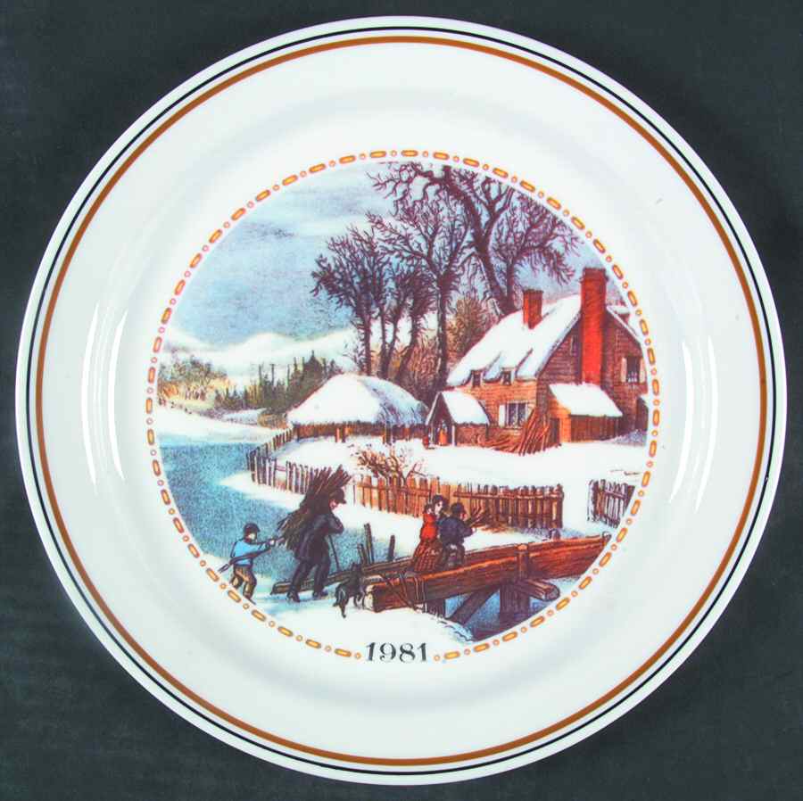Corning Christmas Plate Christmas Plate - No Box by Corning Corelle-1