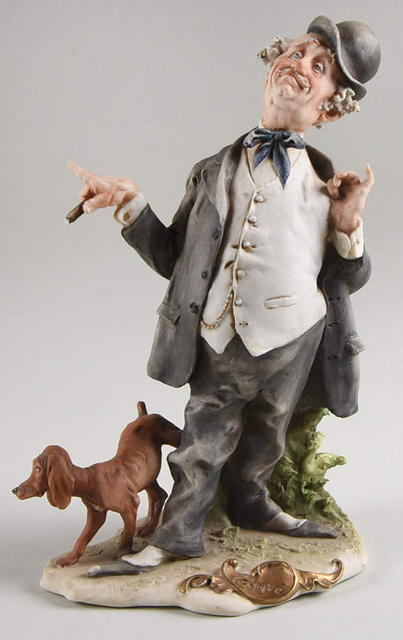 Cappe Figurines The Braggart-La Boria - No Box by Cappe Porcelain-1