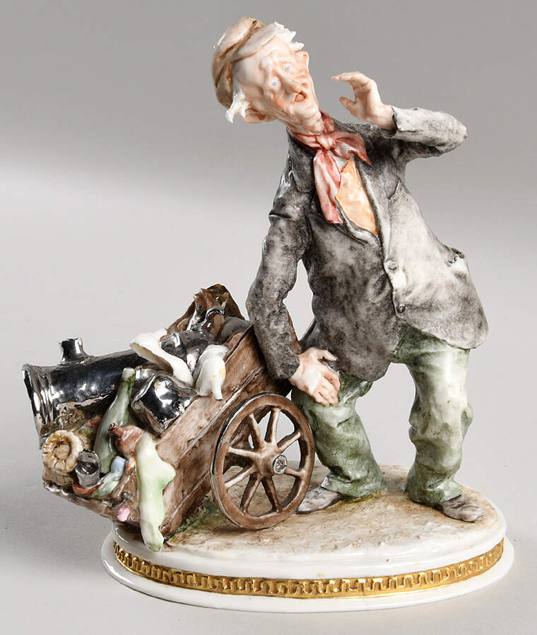 Cappe Figurines Rag And Bone Man - No Box by Cappe Porcelain-1