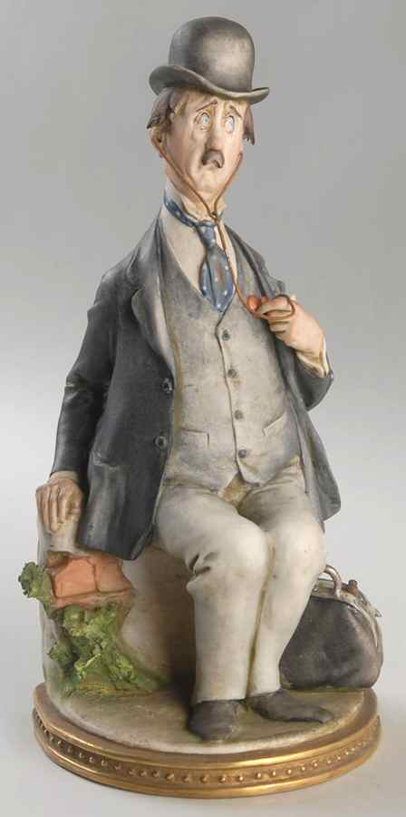 Cappe Figurines Doctor Checking His Heart - No Box by Cappe Porcelain-1