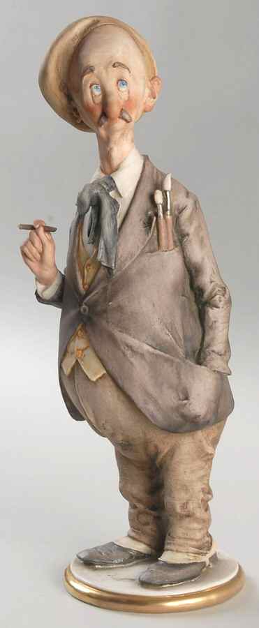 Cappe Figurines Artist Holding Cigar - No Box by Cappe Porcelain-1
