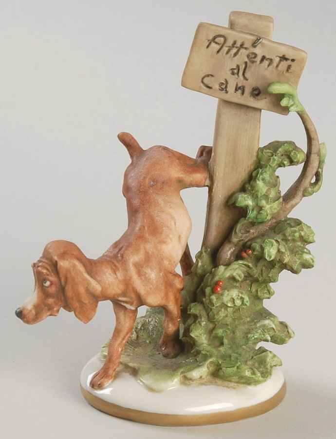 Cappe Figurines Watch Out For The Dog - No Box by Cappe Porcelain-1