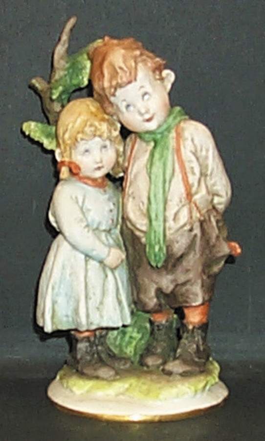 Cappe Figurines Brother/Sister - No Box by Cappe Porcelain-1