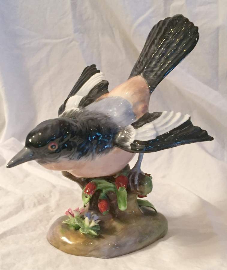 Bird Figurines Shrike - No Box by Crown Staffordshire-1