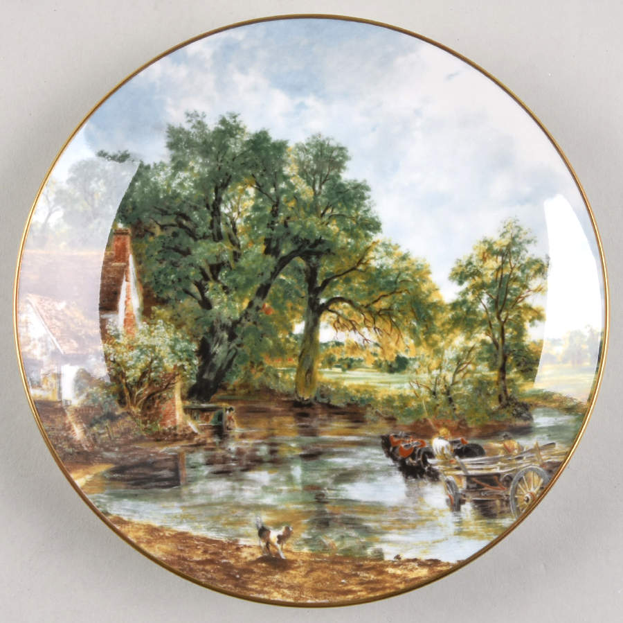 Constable Country Hay Wain - With Box by Crown Staffordshire-1