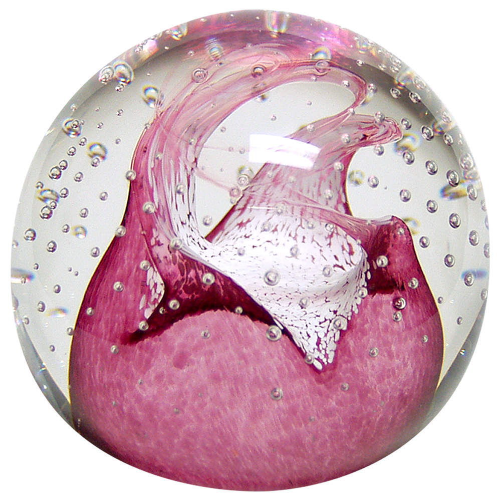 Caithness Paperweight Cauldron-Ruby - Boxed by Caithness-1