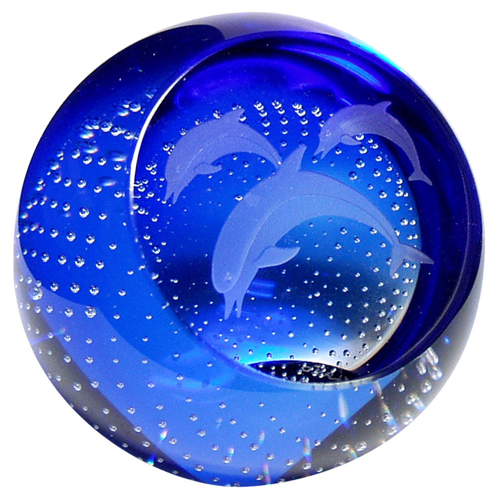 Caithness Paperweight Jumping For Joy - Boxed by Caithness-1