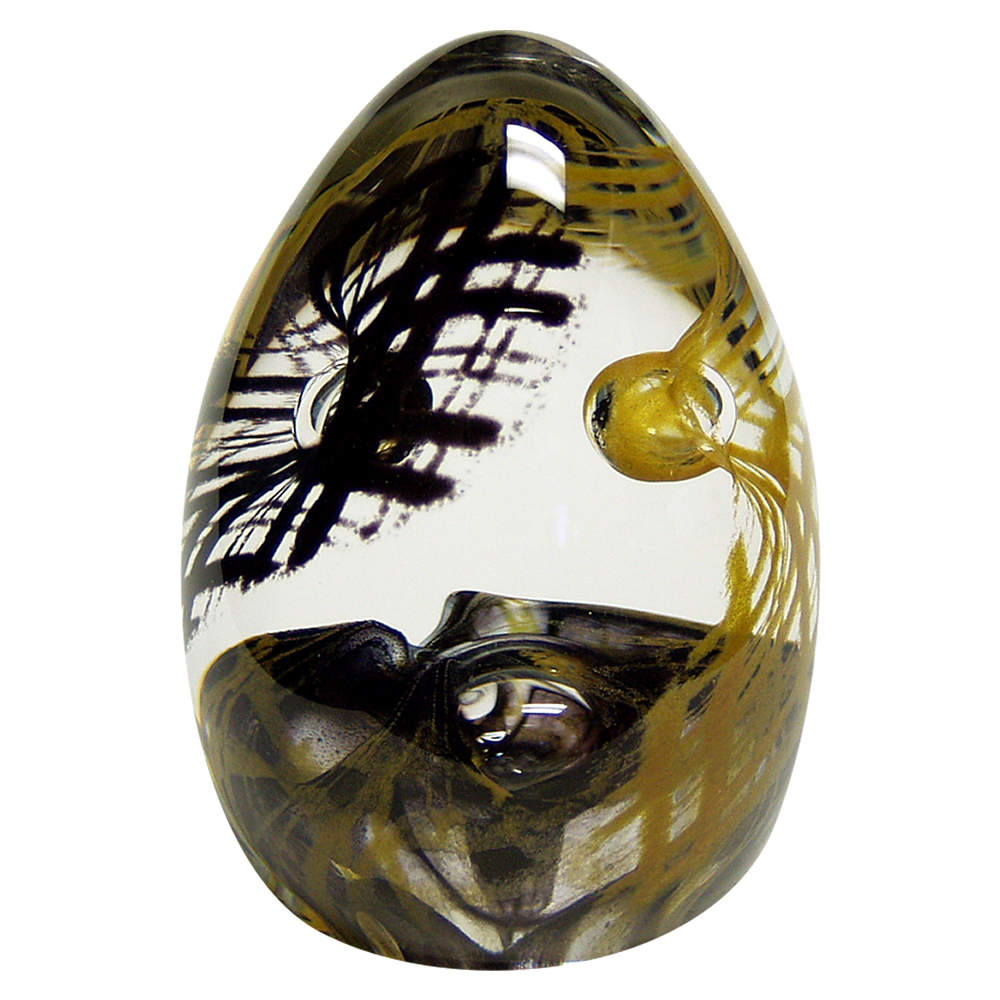 Caithness Paperweight Tartan Weave-Hunting - Bx363 With Box by Caithness-1