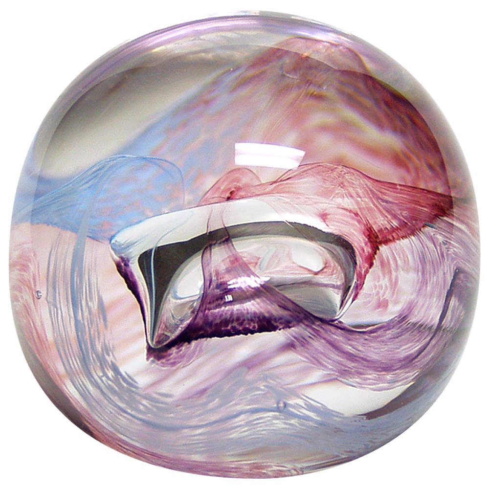 Caithness Paperweight Mooncrystal-Hyacinth - Boxed by Caithness-1