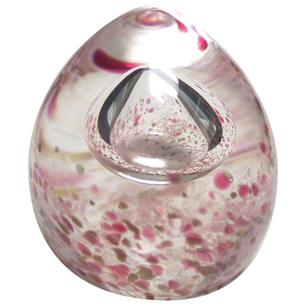Caithness Paperweight Grace Domed Pink - With Box Bx 628 by Caithness-1