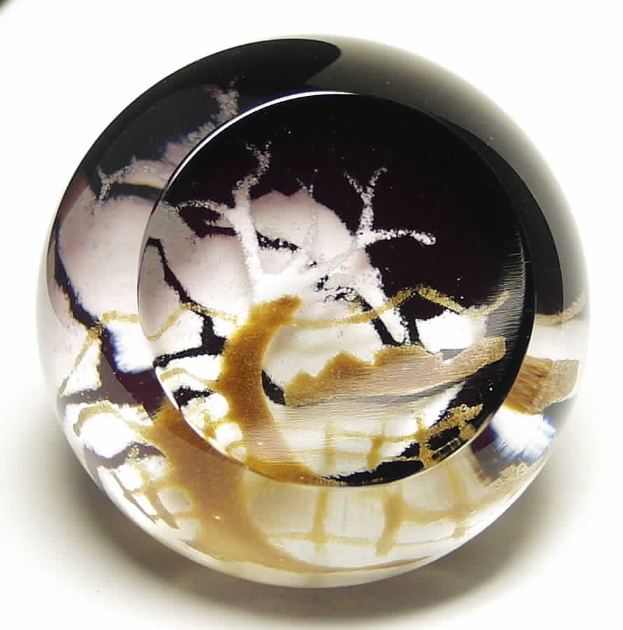 Caithness Paperweight Winter Scene - Boxed by Caithness-1