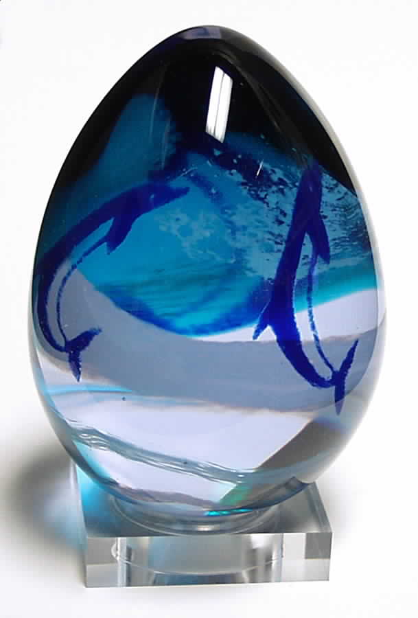 Caithness Paperweight Wave Dancers - Boxed by Caithness-1