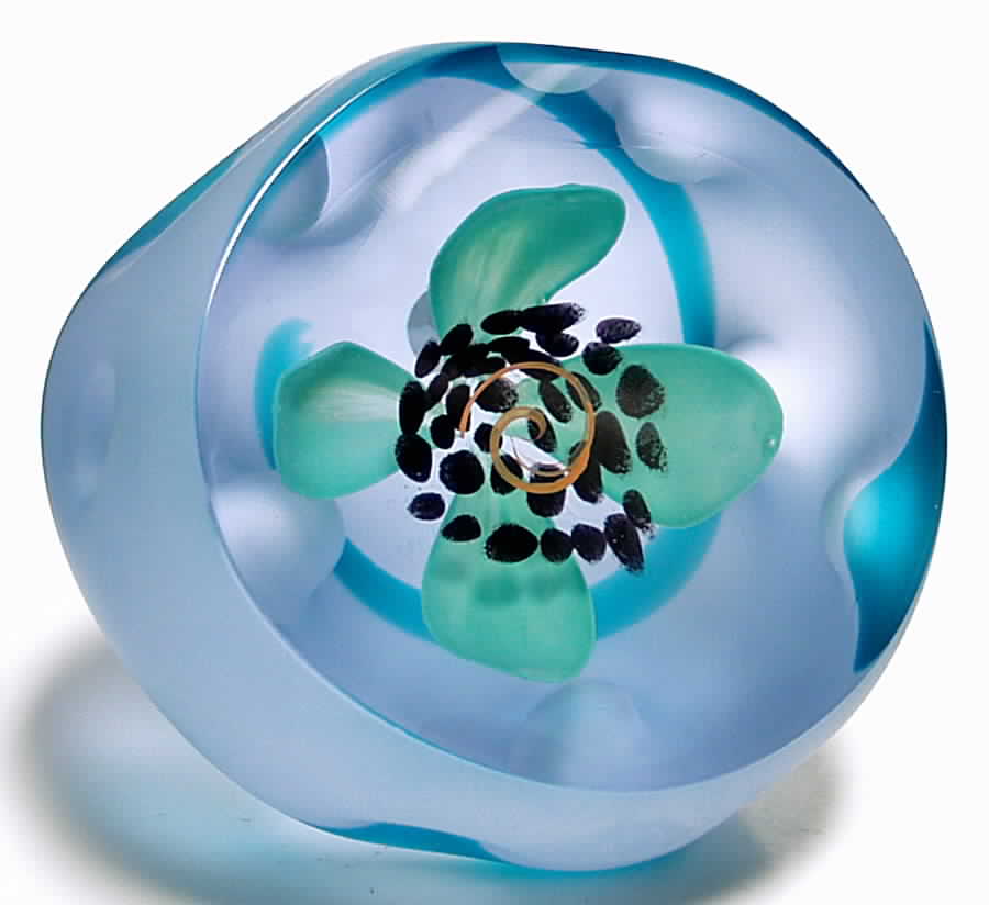 Caithness Paperweight Leopard Flower - Boxed by Caithness-1