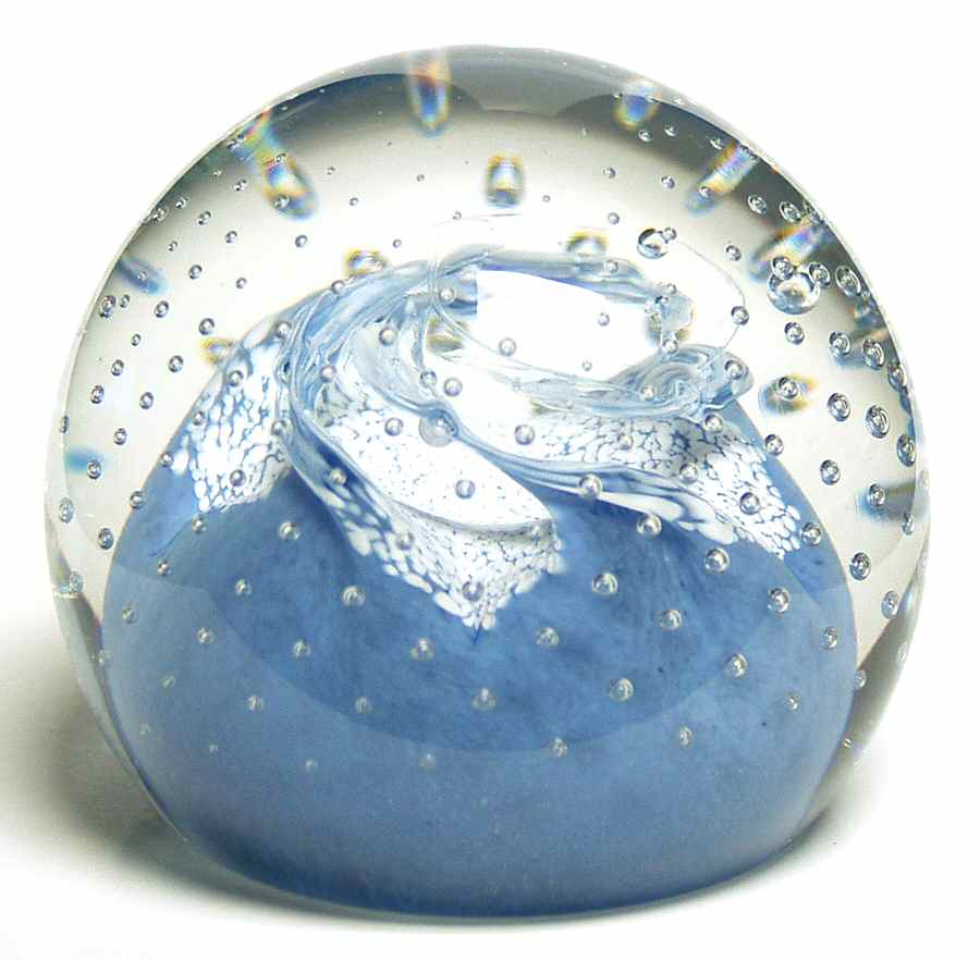 Caithness Paperweight Cauldron-Pastel Blue - No Box by Caithness-1