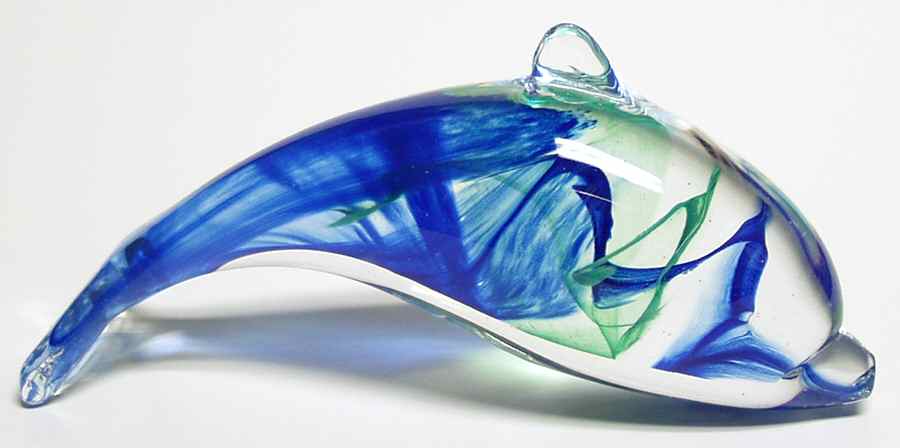 Caithness Paperweight Dolphin Medium - Boxed by Caithness-1