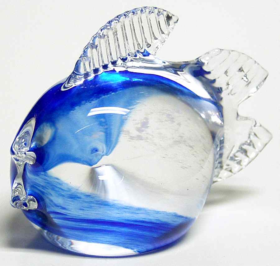 Caithness Paperweight Fish Small - Boxed by Caithness-1