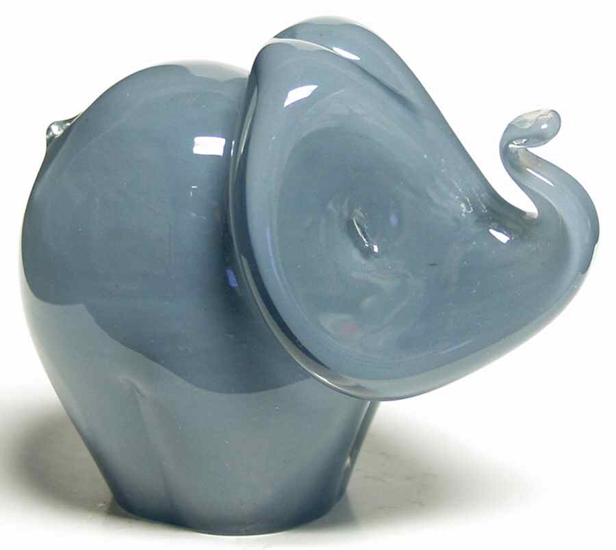 Caithness Paperweight Elephant Grey Medium - Boxed by Caithness-1
