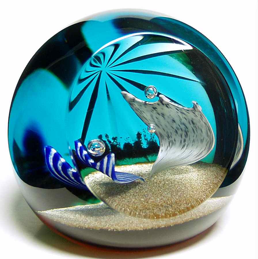 Caithness Paperweight David & Goliath - Boxed by Caithness-1
