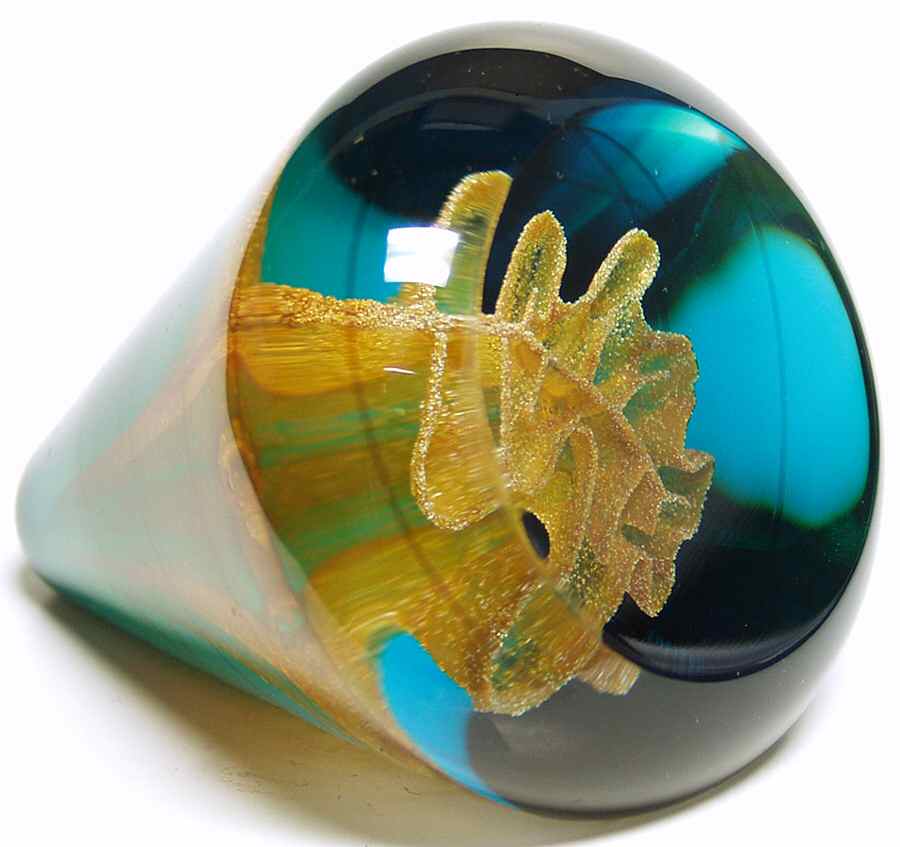 Caithness Paperweight Autumn Illusions-Oak - With Box Bx380 by Caithness-1